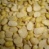 Peeled Broad Beans
Purity : 98-99 % 
Color : Yellow
Specifications : Broken 2 % 
                              Size 6.5up/8up/12up mm
                              Appearance Defects : 2 %
Crop : All year